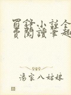 罗铮小说全文免费阅读笔趣阁