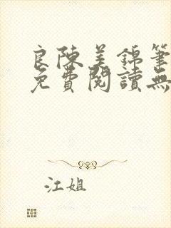 良陈美锦笔趣阁免费阅读无弹窗