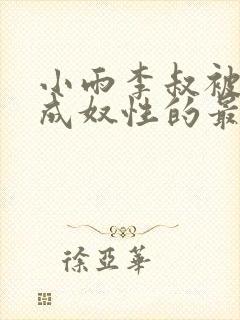 小雨李叔被调教成奴性的最新章节更