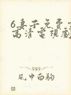 6妻子免费完整高清电视剧在线看