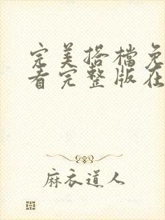 完美搭档免费观看完整版在线观看封面