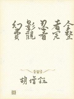 幻影忍者全集免费观看完整版300集