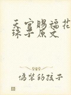 天官赐福花怜塞珠子原文