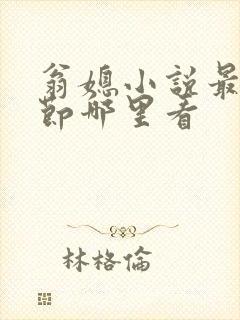 翁媳小说最新章节哪里看