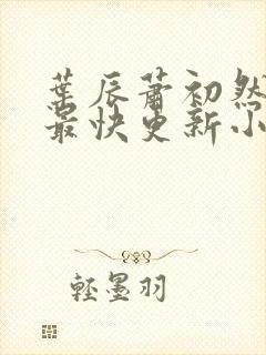 叶辰萧初然最新最快更新小说