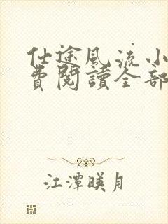 仕途风流小说免费阅读全部章节