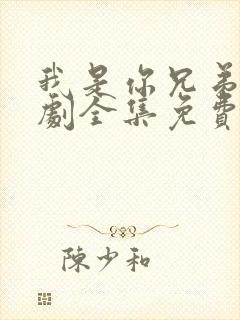 我是你兄弟电视剧全集免费观看高清封面