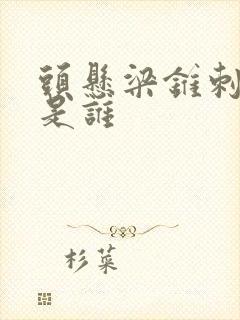 头悬梁锥刺股的是谁