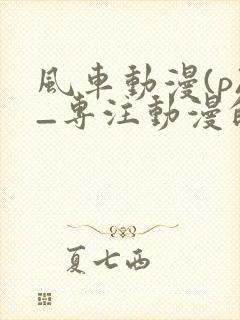 风车动漫(p)_专注动漫的门户官网封面