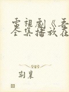 电视剧《吾岸》全集播放在线观看