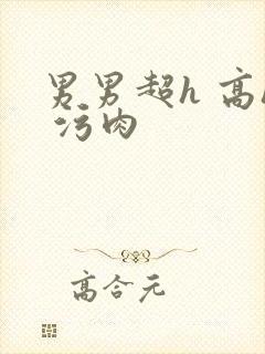 男男超h 高h 污肉