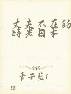 丈夫不在的午后时光日本