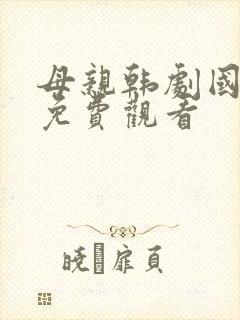 母亲韩剧国语版免费观看