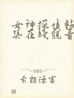 女神探侦动漫全集在线观看封面