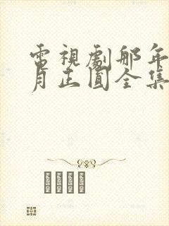 电视剧那年花开月正圆全集免费观看封面