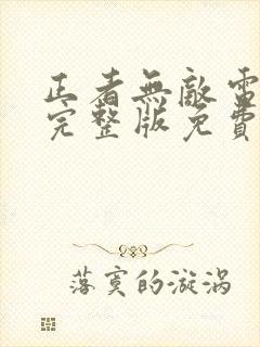 正者无敌电视剧完整版免费