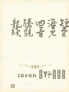 龙腾四海短剧在线观看免费高清