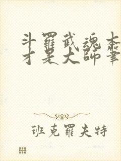 斗罗武魂本体我才是大师笔趣阁