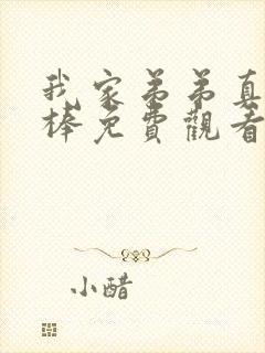 我家弟弟真的很棒免费观看全集动漫