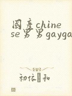 国产chinese男男gaygay180只