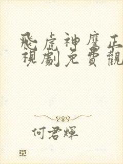 飞虎神鹰正版电视剧免费观看