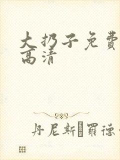 大扔子免费观看高清