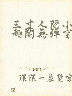 三寸人间小说笔趣阁无弹窗封面