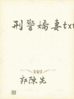 刑警娇妻txt