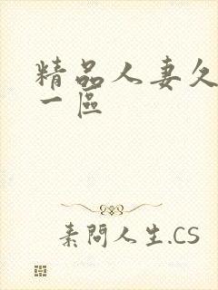 精品人妻久久久一区