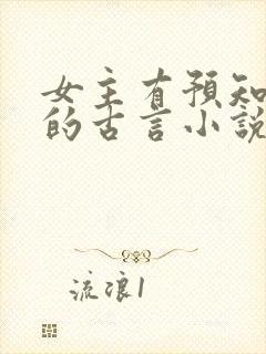 女主有预知能力的古言小说