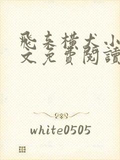 飞来横犬小说全文免费阅读无弹窗笔趣阁封面
