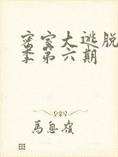 密室大逃脱第五季第六期
