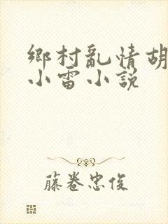 乡村乱情胡秀英小雷小说封面