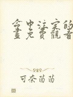 命中注定的他漫画免费观看下拉式