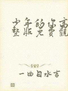 少年的你高清完整版免费观看