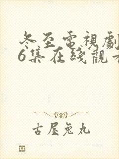 冬至电视剧第36集在线观看