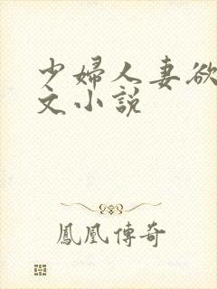 少妇人妻欲望辣文小说