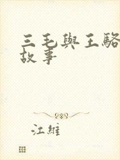 三毛与王骆冰的故事