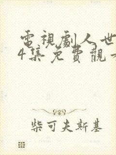 电视剧人世间44集免费观看封面