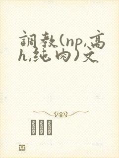 调教(np,高h,纯肉)文封面