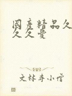 国产精品久久久久久爱