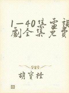 1—40集电视剧全集免费观看