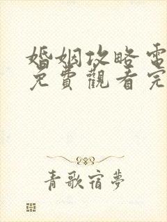 婚姻攻略电视剧免费观看完整版高清