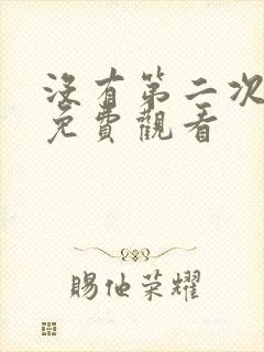 没有第二次韩剧免费观看