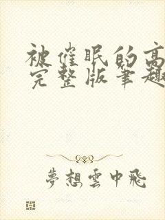 被催眠的高小柔完整版笔趣阁