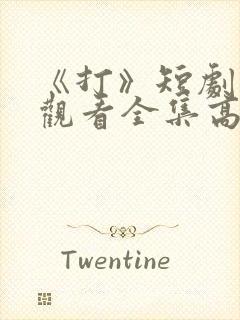 《打》短剧免费观看全集高清