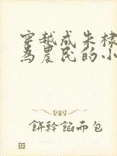 穿越成朱棣被贬为农民的小说免费阅读