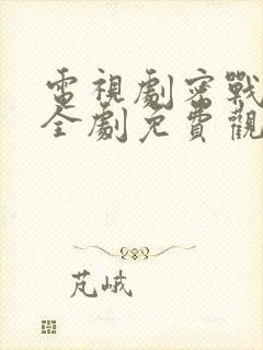 电视剧密战无声全剧免费观看