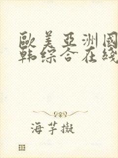 欧美亚洲国产日韩综合在线