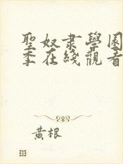 圣奴隶学园第2季在线观看免费中文封面